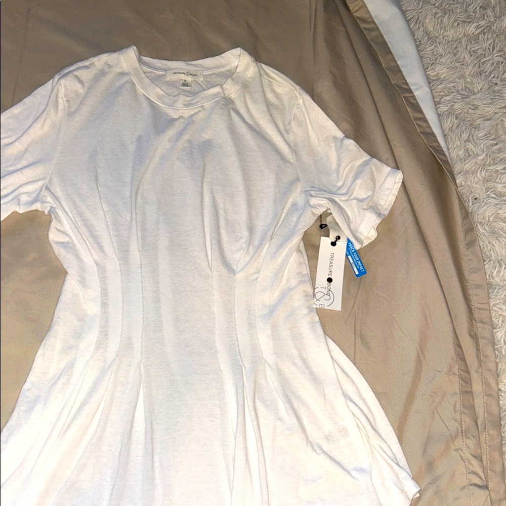 Treasure & Bond White Short Sleeve Tee